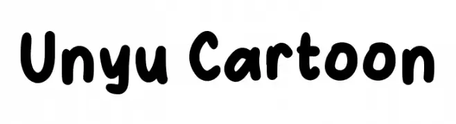 Unyu Cartoon Font