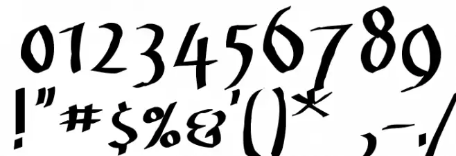 UnzialusLatinus Font OTHER CHARS