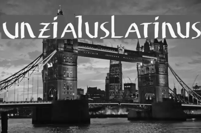 UnzialusLatinus Font examples