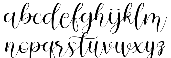 un village Font LOWERCASE