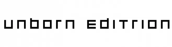 unborn editrion  フリーフォントのダウンロード