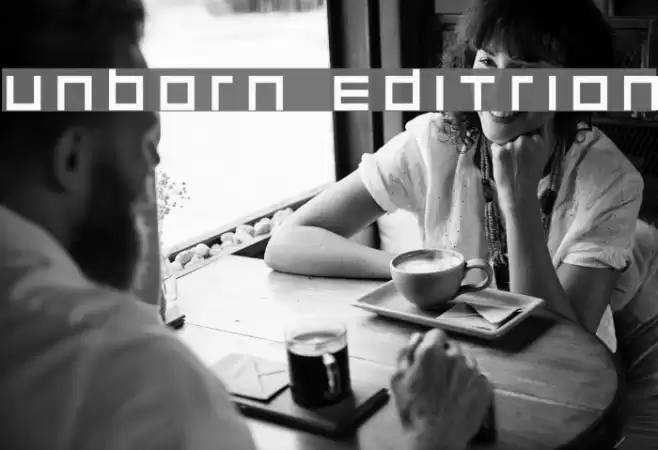 unborn editrion Font examples