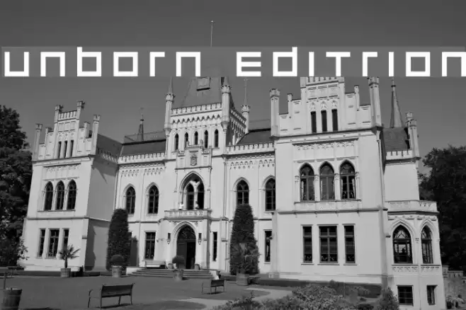 unborn editrion Font examples