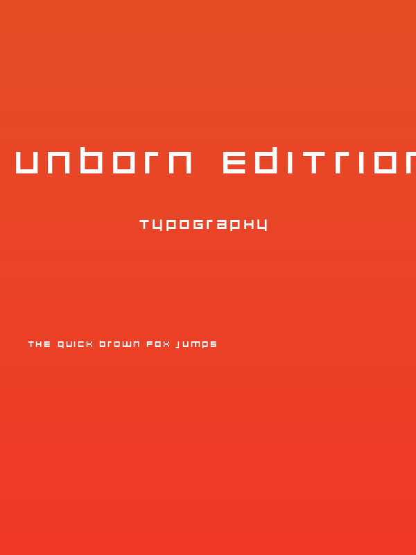 unborn editrion Poster