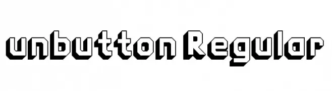 unbutton Regular  フリーフォントのダウンロード