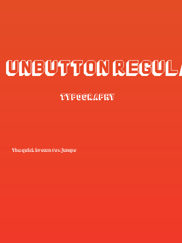 unbutton Regular Poster