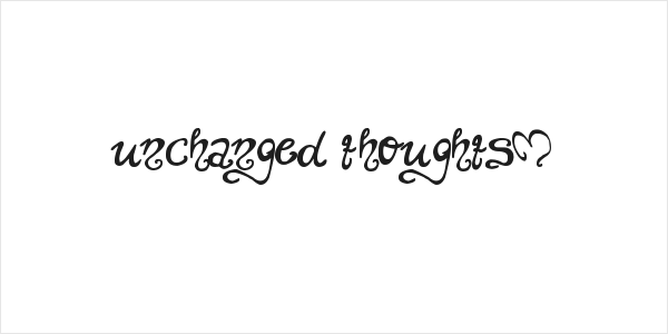 unchanged thoughts$ Logo