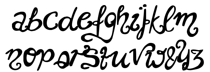 unchanged thoughts$ Font LOWERCASE