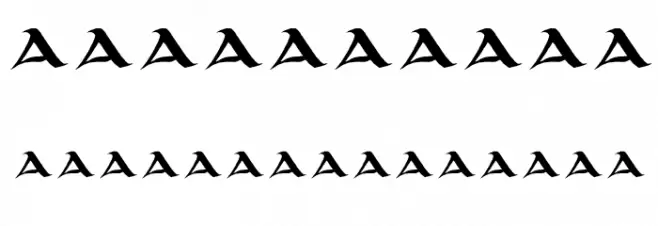 unciaal フォント その他の文字