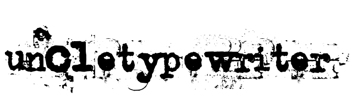uncletypewriter  font caratteri gratis