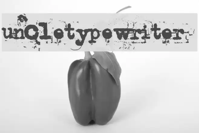 uncletypewriter خط examples
