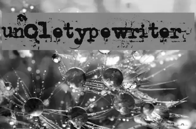 uncletypewriter خط examples
