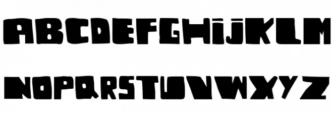 undergramo Schriftart Groß