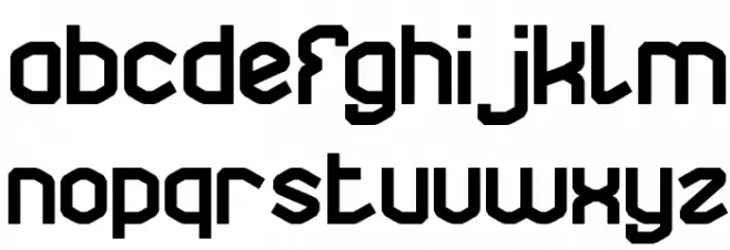 underground 字体 小写