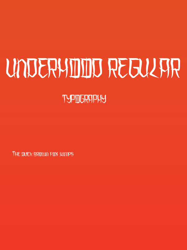 underhood Regular Poster