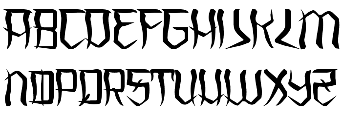 underhood Regular Font LOWERCASE