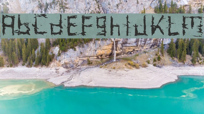unfontgiven Font examples