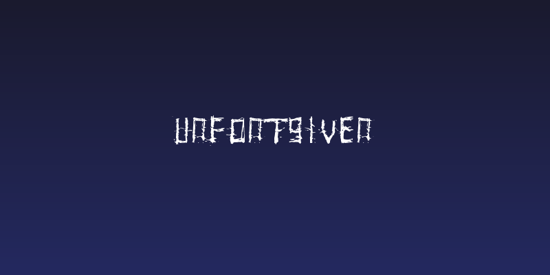 unfontgiven Social Header