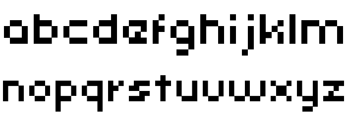 uni 05_53 Font LOWERCASE