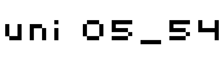 uni 05_54  font caratteri gratis