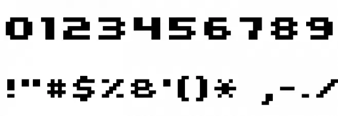 uni 05_64 Font Alte caractere