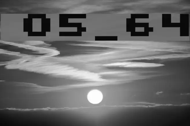 uni 05_64 Font examples