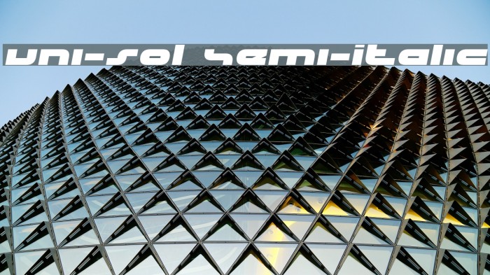 uni-sol Semi-Italic Example 2