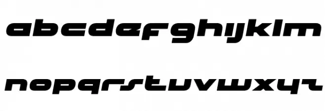 uni-sol Semi-Italic Schriftart Kleinbuchstaben
