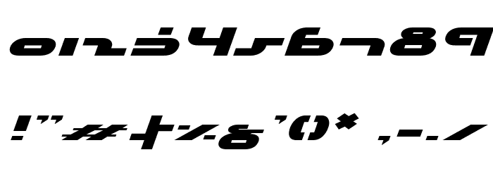 uni-sol expanded italic Font OTHER CHARS