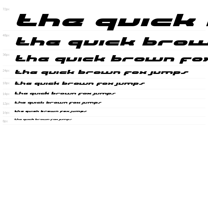 uni-sol expanded italic Waterfall