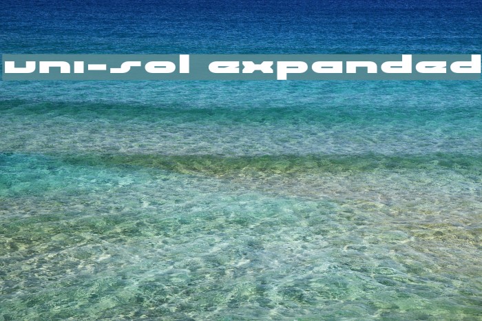 uni-sol expanded Fuentes examples
