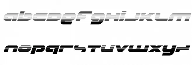 uni-sol gradient italic फ़ॉन्ट अपरकेस