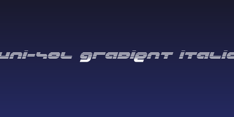 uni-sol gradient italic Social Header