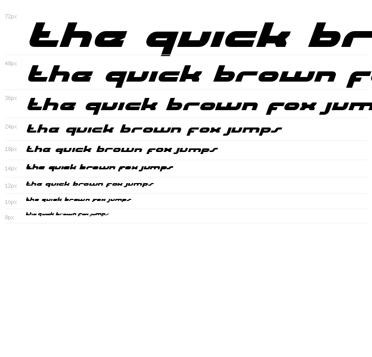 uni-sol italic Waterfall