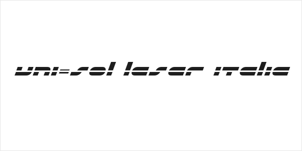 uni-sol laser italic Logo