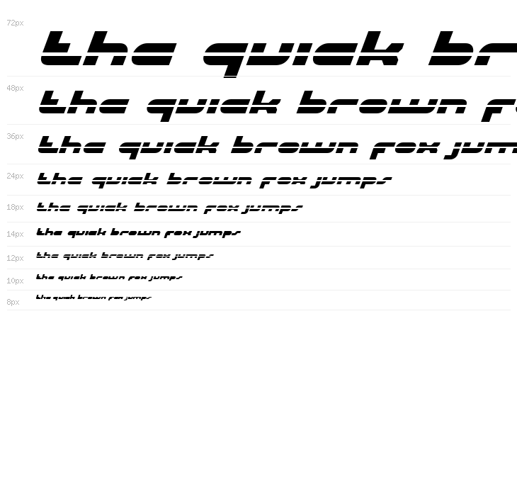 uni-sol laser italic Waterfall