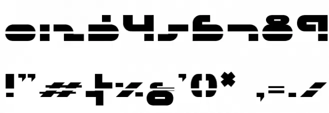 uni-sol laser Font OTHER CHARS