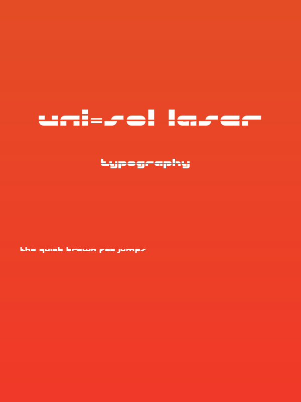 uni-sol laser Poster