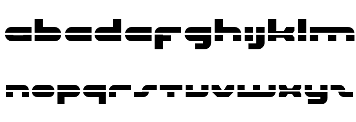 uni-sol laser Font LOWERCASE