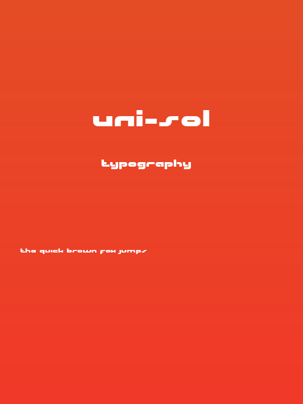 uni-sol Poster