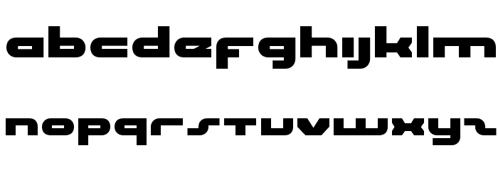 uni-sol Font LOWERCASE