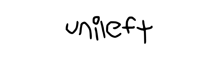 unileft  免费字体下载