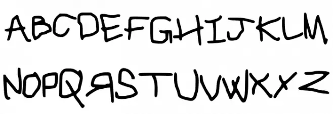 unileft Font UPPERCASE