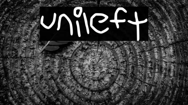 unileft Font examples