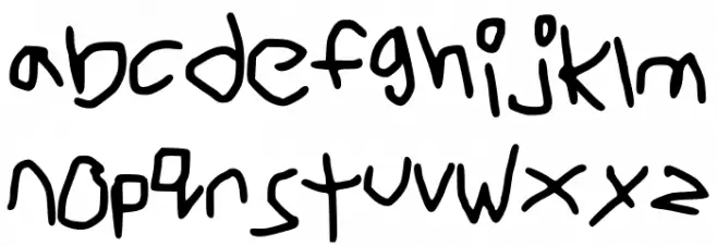 unileft Font LOWERCASE