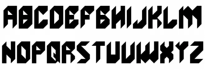 unlikeEdge Шрифта ВЕРХНИЙ