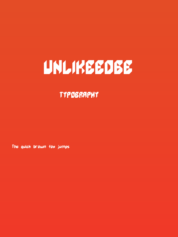 unlikeEdge Poster