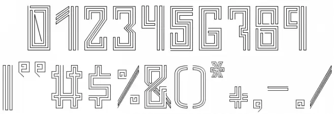 untrazuko Font OTHER CHARS