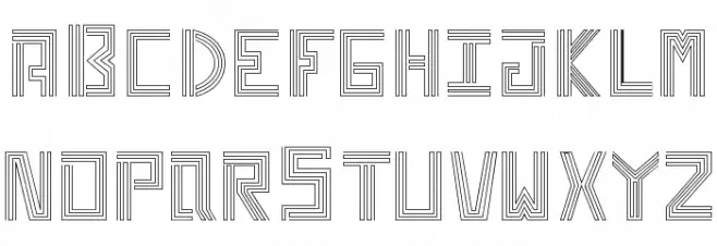 untrazuko Schriftart Groß