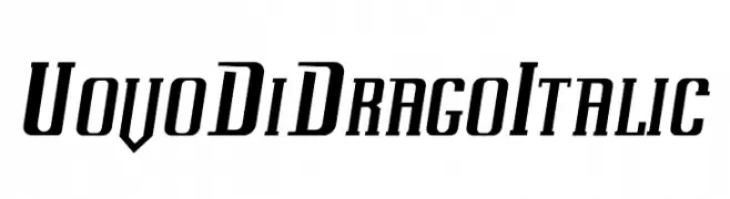 Uovo Di Drago Italic  नि: शुल्क फ़ॉन्ट्स डाउनलोड